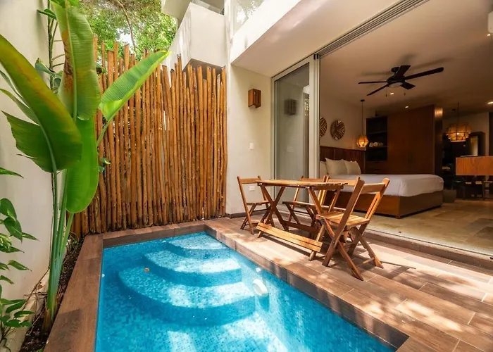 Apartamento Nhoa 106a Lux 2br Plunge Pool In Aldea Zama Tulum